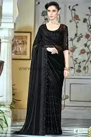 Black Saree Pics, Photos, Pictures - Black Saree Designs and Prices - black saree pic - NeotericIT.com - Image no 22