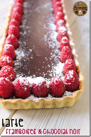 Tarte Framboises Chocolat Noir 5