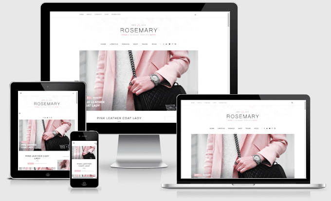 Rosemary - Responsive Minimal Blogger Template