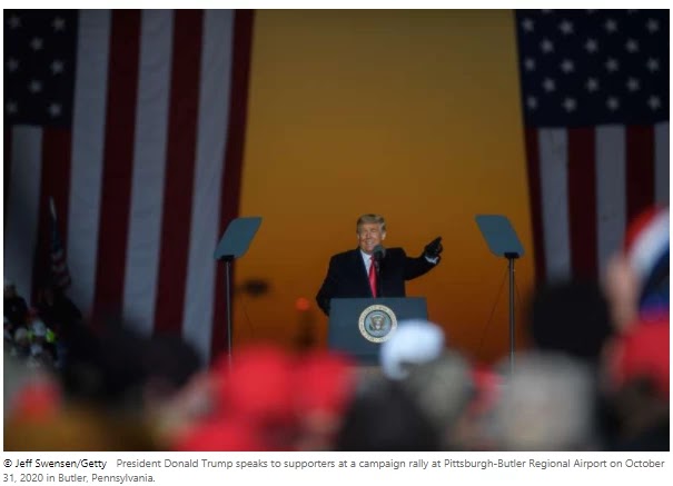 'Love Texas!’ Trump praises the video-resembling car the group that allegedly tried to drive Biden off the road