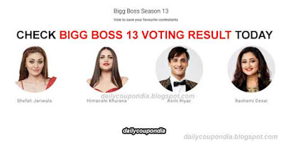 Bigg Boss 13 Voting Result For 7 December 2019