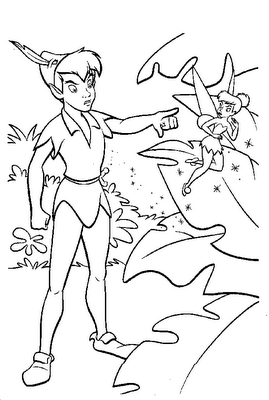 tinkerbell coloring pages