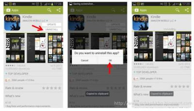 menghapus aplikasi android