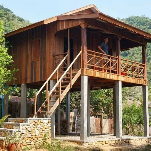 Wooden Assam Type House Design