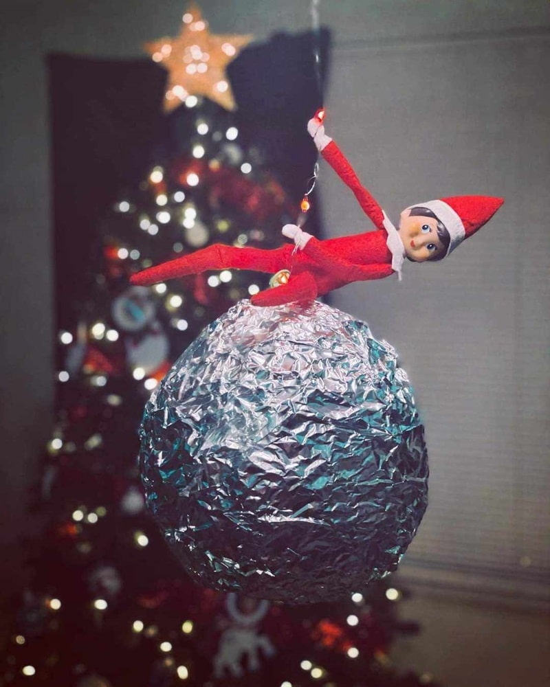 elf came in like a wrecking ball idea.