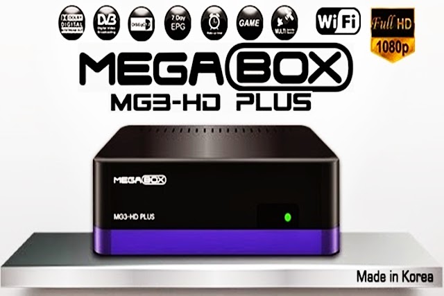 MEGABOX MG3 HD PLUS NOVA ATUALIZAÇÃO V7.46 - 18/07/2017