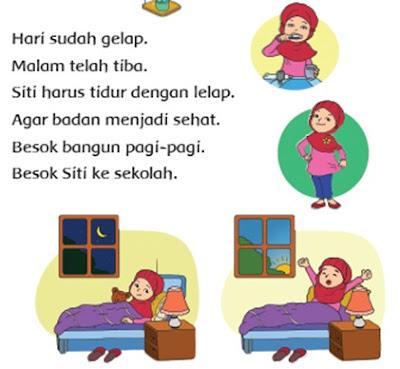 Siswa mengamati gambar di buku siswa pada halaman 56.