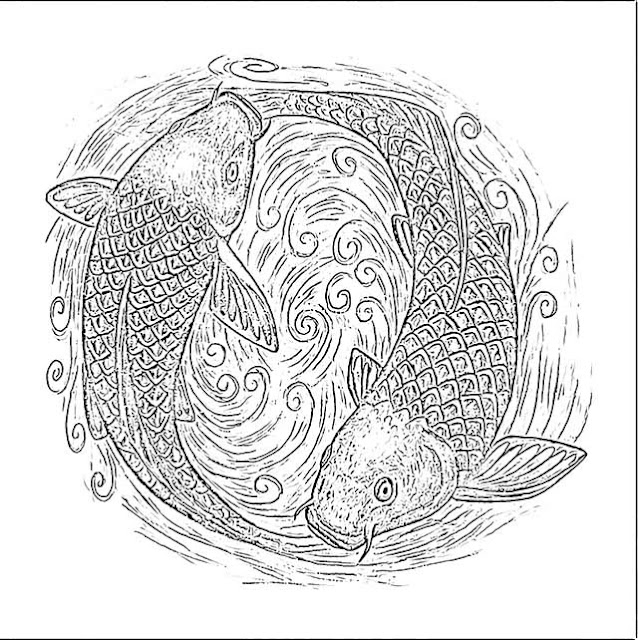 The Holiday Site: Fish Mandala Coloring Pages Free and Downloadable