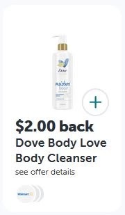 $2.00/1 Dove Love Body Wash ibotta cashback rebate *HERE*