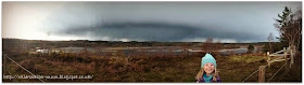 Rain clouds on a country walk, Longmoor Ranges