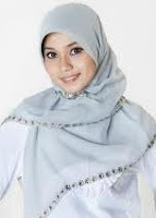 Model jilbab untuk wajah bulat