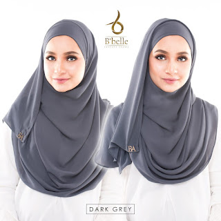 B'Belle Instant Shawl - Dark Grey