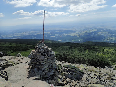 Babia Góra; szlak z Przełęczy Krowiarki i ze Stańcowej, Babia Góra w lipcu