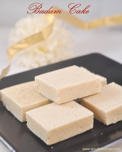 Almond Maida Burfi