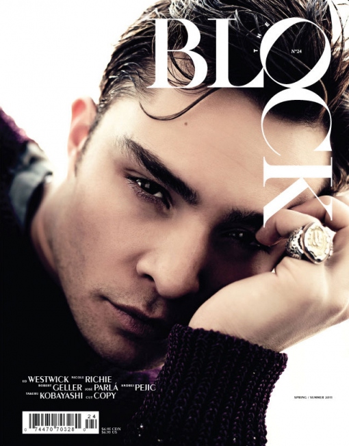 Ed Westwick The Block Spring Summer 2011 Cover