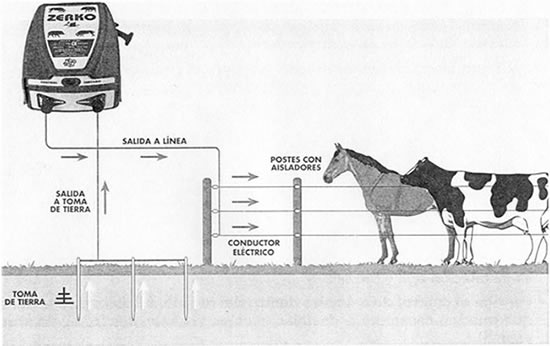 diseño cercado electrico para caballos