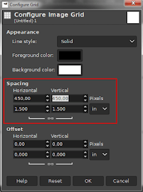 Use Image>Configure Grid