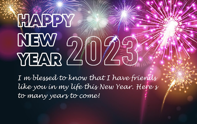 Happy New Year 2023 Fireworks Wishes Images for Friends