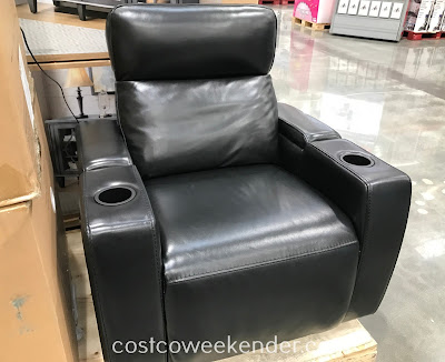 Kick back relax, read a book, or watch tv on the Cheers Leather Power Recliner