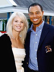 Tiger Woods and his wife 