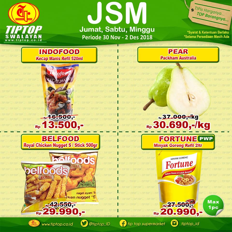 TipTOp - Promo Katalog JSM Periode 30 - 02 Des 2018