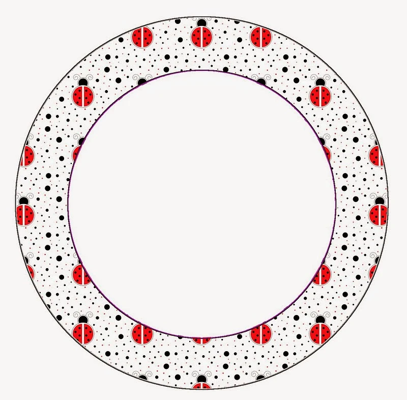 Sweet Ladybugs and Polka Dots Toppers or Free Printable Candy Bar Labels.