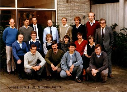 Docenten 1984-1985