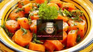 Garlic carrot salad