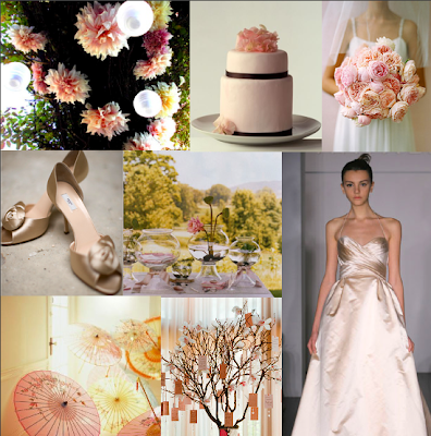tying the knot a wedding inspiration blog Light Pink Green for Candice