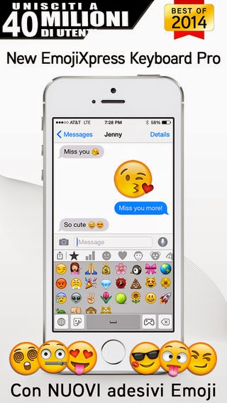 Emoji ;) l'app si aggiorna alla vers 6.7 