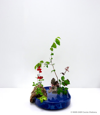 Ikebana-suikei-landscape-freestyle-wabisabi-escoladikebana