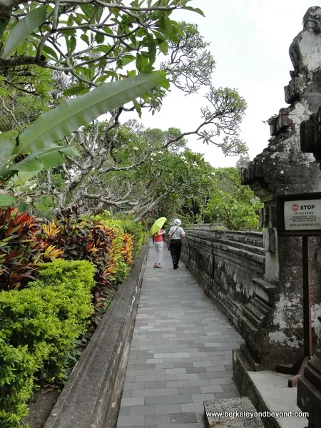 pathway at Taman Ayun Temple  in Mengwi village, Bali