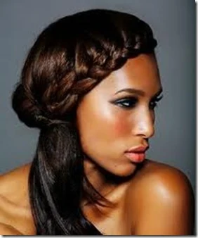 peinados con trenzas recogidas 2012 2013