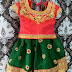 Dark Green Silk Lehenga