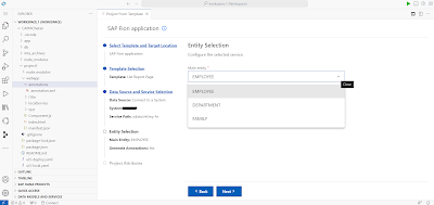 Consuming CAPM Application's OData service into SAP Fiori Application in Business Application Studio