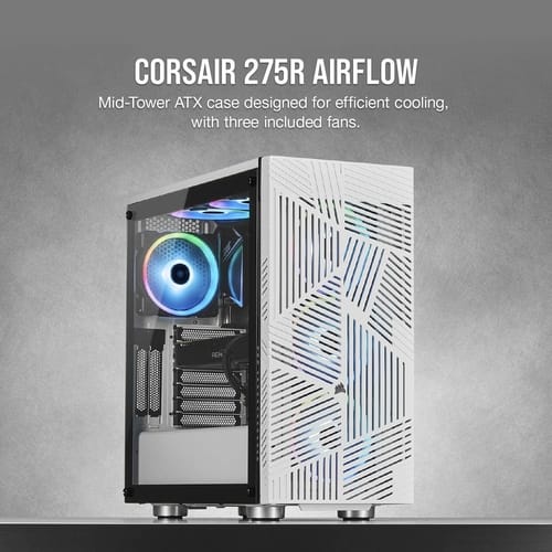 Corsair 275R Airflow Tempered Glass PC Gaming Case