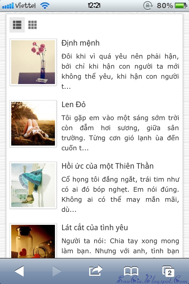 [Share] Template Blogger Giao Diện Wap/Web