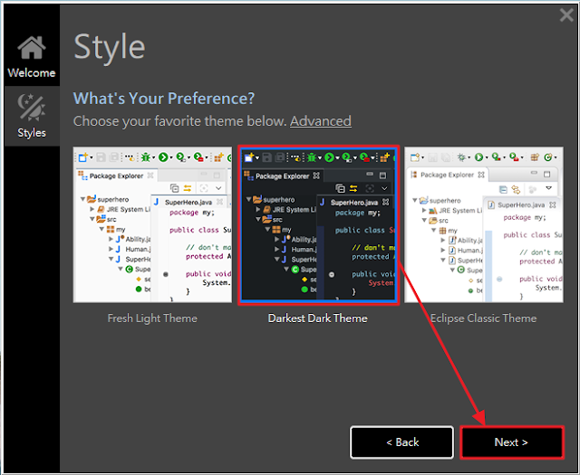 Eclipse Dark UI - DevStyle