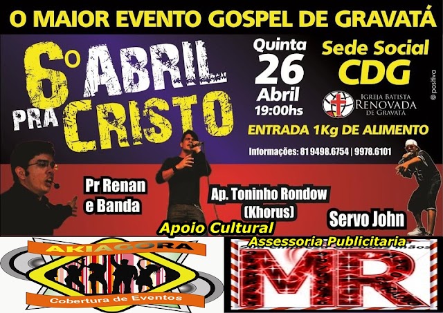 Abril pra Cristo em Gravatá 2012