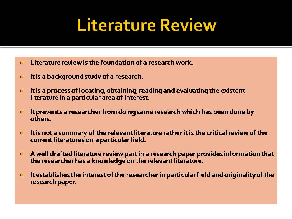 Literature review on newspaper