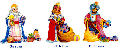 Los 3 Reyes Magos (Melchor, Gaspar y Baltasar)