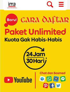 Cara Mudah Aktifkan Paket Unlimited Youtube Indosat