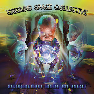 Øresund Space Collective “Hallucinations Inside The Oracle" 2017 Denmark Psych Space Rock,Raga Rock 2 LP`s Released: 11 Oct 2017  (Danish / Swedish / USA musicians)
