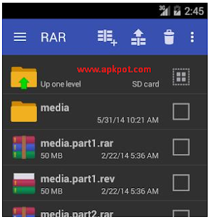  RAR {WinRAR} Latest APK File V5.30.38 Free Download For Android