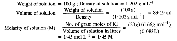 Solutions Class 12 Chemistry Chapter-2 (Solutions)