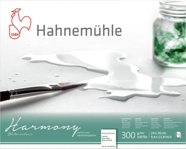 Alice Hendon, Hahnemühle Harmony hot pressed watercolor paper journal review