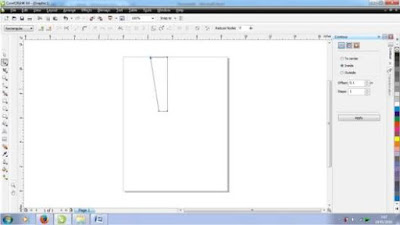 Cara Membuat Abstrak Light di Corel Draw