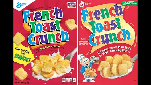 French Toast Crunch Sweetened Breakfast Cereal