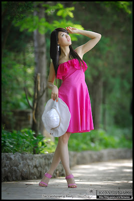 Hwang Mi Hee - Pink Cocktail Dress