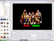 5Clique em texto novamente e escreva Natal de verde e ficara assim: (imagem )